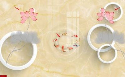 File gốc File tranh hoa trang sức in tường 3d TS6074 (in lụa) trang trí tường