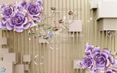 File gốc File hoa trang sức TS608 (in tráng gương) sang trọng