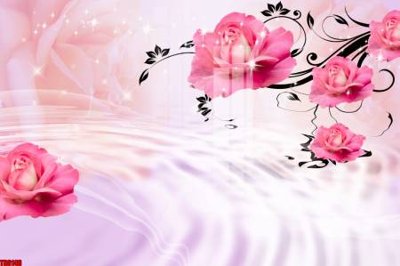 Tải file File tranh hoa trang sức in tường 3d TS6146 (gốc) làm file tranh quảng cáo