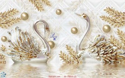 File in trần File hoa trang sức TS615 (bản gốc) phong cảnh