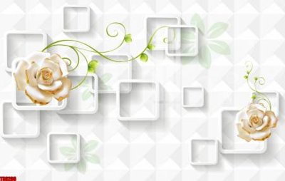 File gốc File tranh hoa trang sức in tường 3d TS6200 (ảnh chi tiết) để in lụa