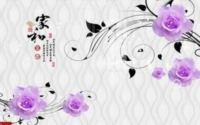 Mua file gốc File tranh hoa trang sức in tường 3d TS6346 (in ấn) tại Filetranh.com