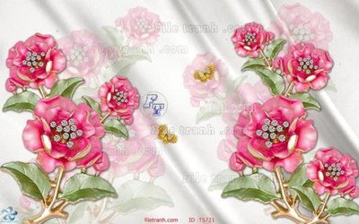 File tranh gốc File hoa trang sức TS721 (bản đẹp) độc quyền