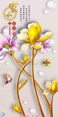 Tải file File hoa trang sức TS78 (gốc) làm tranh trang trí