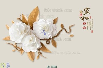 Tải file File hoa trang sức TS808 (gốc) làm tranh treo tường