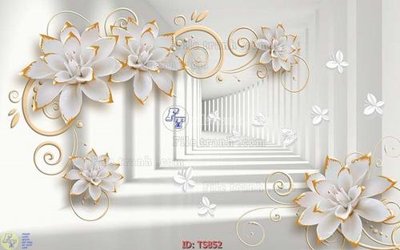 Download file gốc File hoa trang sức TS852 (in lụa) hoa lá