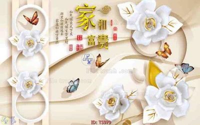 File tranh File hoa trang sức TS979 (ảnh gốc) chi tiết rõ ràng