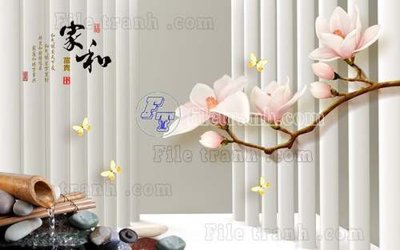 Tải file File tranh gốc tranh tường hoa thủy mặc trung quốc TTQ164 (gốc) để in ấn ngay