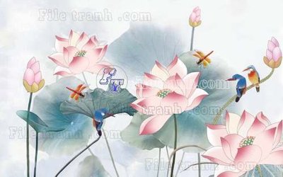 File gốc File tranh gốc tranh tường hoa thủy mặc trung quốc TTQ220 (phong cách) cổ điển