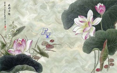 File gốc File tranh gốc tranh tường hoa thủy mặc trung quốc TTQ224 (cho in ấn) từ kho Filetranh