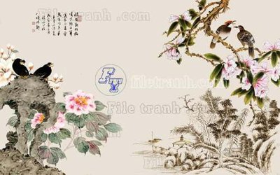 File gốc File tranh gốc tranh tường hoa thủy mặc trung quốc TTQ237 (Filetranh.com) File tranh gốc tranh tường hoa thủy mặc trung quốc TTQ237