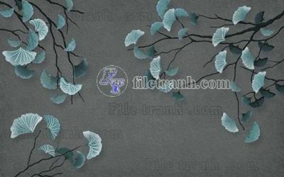 File PSD File tranh gốc tranh tường hoa thủy mặc trung quốc TTQ429 (chất lượng in ấn)