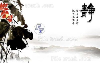 File gốc File tranh gốc tranh tường hoa thủy mặc trung quốc TTQ44 (in ấn) màu sắc trung thực