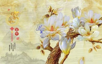 Tải file File tranh gốc tranh tường hoa thủy mặc trung quốc TTQ451 (ảnh gốc) in gạch men