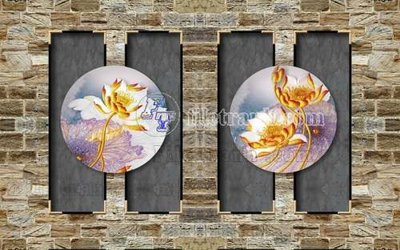 Tải file File tranh gốc tranh tường hoa thủy mặc trung quốc TTQ484 (ảnh gốc) độ phân giải 300dpi