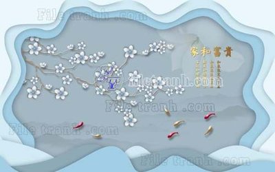 Tải file gốc File tranh gốc tranh tường hoa thủy mặc trung quốc TTQ500 (bản PSD) chỉnh sửa được