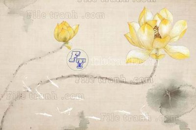 File PSD File tranh gốc tranh tường hoa thủy mặc trung quốc TTQ503 (chất lượng in ấn)