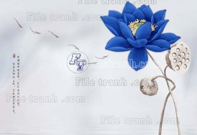 File tranh File tranh gốc tranh tường hoa thủy mặc trung quốc TTQ531 (ảnh gốc) in trần 3D