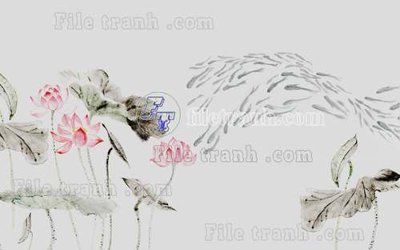 Tải file gốc File tranh gốc tranh tường hoa thủy mặc trung quốc TTQ609 (bản PSD) chỉnh sửa được