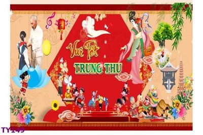 File tranh File banner trung thu TY149 (gốc) in vải canvas