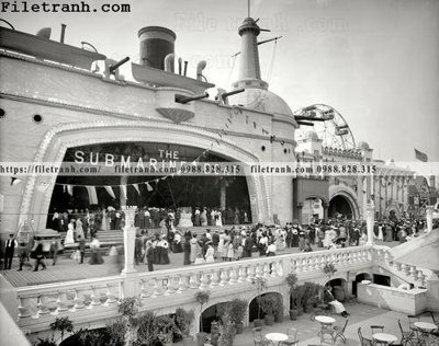 File PSD The Submarine Boat_ 1904 (gốc) nhiều lớp (multi-layer)