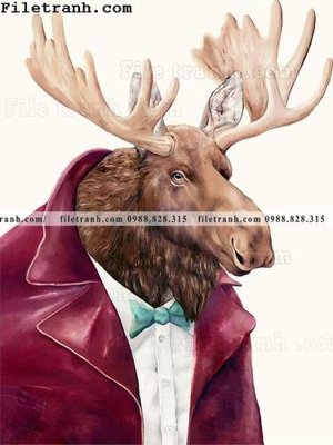 File tranh gốc PSD Tranh Ve Dong Vat Hoat Hinh 109 còn nguyên layer