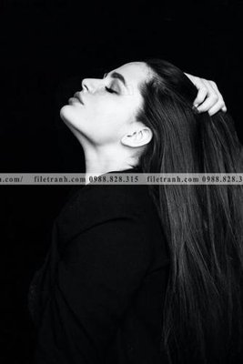 File ảnh Tranh chan dung chup anh nguoi 242 (gốc) cho trang trí nhà hàng