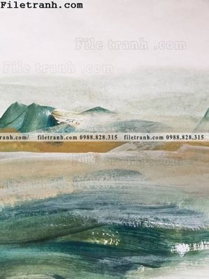 File gốc Tranh mau nuoc truu tuong ve tay 190 (cho in 3D) độc đáo