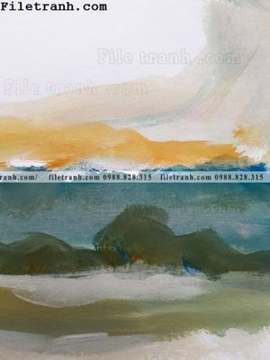 File in trần Tranh mau nuoc truu tuong ve tay 197 (bản gốc) đại dương