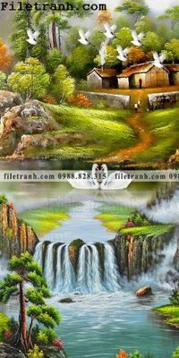 Tải file gốc Tranh phong canh sanh vao cua Trung Quoc194 (để in lụa)