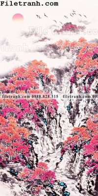 Download file Tranh phong canh sanh vao cua Trung Quoc243 (chuẩn in) chất lượng cao