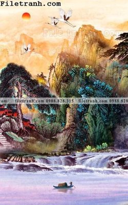 Chi tiết file ảnh Tranh phong canh sanh vao cua Trung Quoc278 sắc nét