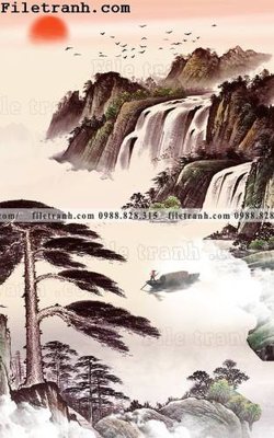 Tải file Tranh phong canh sanh vao cua Trung Quoc311 (ảnh gốc) file AI/EPS