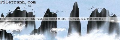 File ảnh Tranh treo phong canh muc gio 266 (gốc) in standee