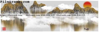 File PSD Tranh treo phong canh muc gio 281 (gốc) cho in quảng cáo