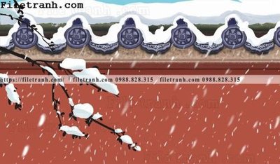 File gốc Tu Cam Thanh mau do moi phong cach Trung Hoa 129 (ảnh chi tiết) để in trần