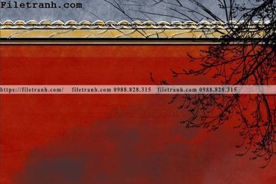 File in lụa Tu Cam Thanh mau do moi phong cach Trung Hoa 140 (hoa văn) Tu Cam Thanh mau do moi phong cach Trung Hoa 140