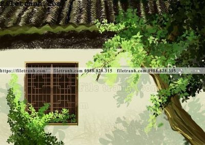 File gốc Tu Cam Thanh mau do moi phong cach Trung Hoa 144 (in lụa) tranh thuận buồm