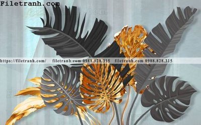 File gốc in ấn Tuong nen la cay phong cach Bac Au 108 (sẵn sàng tải về)