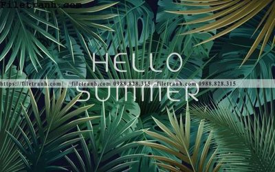 Download file gốc Tuong nen la cay phong cach Bac Au 110 (in mica) trong suốt