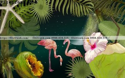 File gốc Tuong nen la cay phong cach Bac Au 134 (cho in ấn) từ Filetranh.com