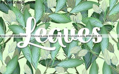 Download file gốc Tuong nen la cay phong cach Bac Au 163 (in mica) 3D