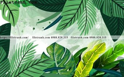 Download file gốc Tuong nen la cay phong cach Bac Au 165 (in mica) logo