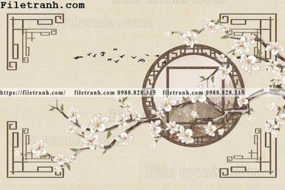 Tải file gốc in lụa Tuong nen phong cach trung quoc 122 siêu nét