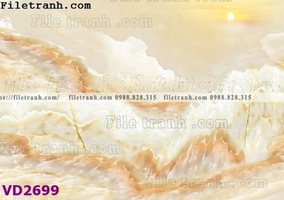 File gốc File in vân đá cẩm thạch VD2699 (in lụa) tranh thuận buồm