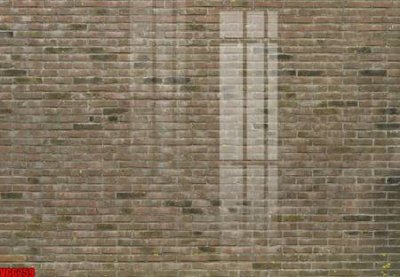 File in trần file in vân gạch , file tranh tường gạch VGG259 (bản gốc) mây trời