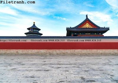 File tranh in tráng gương Zhang Tu Cam Thanh Trung Quoc Do 109 (siêu nét)