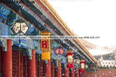 File tranh gốc Zhang Tu Cam Thanh Trung Quoc Do 155 (bản quyền) độc đáo