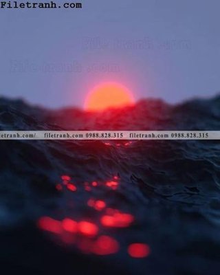 File gốc anh binh minh va hoang hon tren bien 105 (trang trí) cho phòng khách
