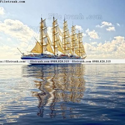 File tranh trang trí anh chup thuan buom xuoi gio 131 (tải file gốc)